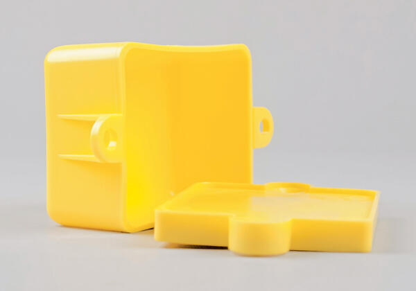 yellow machined delrin parts: bushings