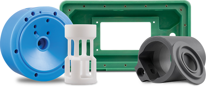 abs-plastic-machining plastic machining from plastic products manufacturers parts that green, blue, white, & grey