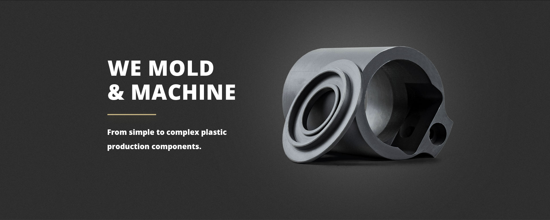 We mold and machine machined delrin